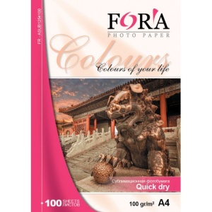 картинка Фотобумага сублимационная FORA Quick dry 100гр A4 100 листов от магазина Одежда+