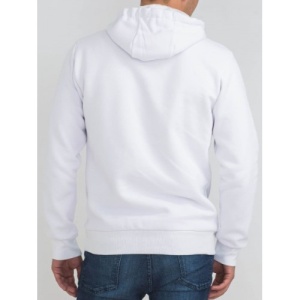 картинка Толстовка БЕЛАЯ с капюшоном, футер петлевой 300 гр., р.54-188 (2XL) для сублимации от магазина Одежда+