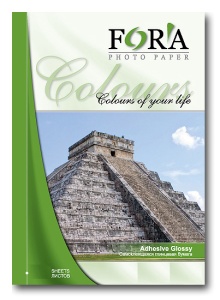картинка А4, 120гр/м2, 20л. FORA Глянцевая самоклеящаяся фотобумага от магазина Одежда+